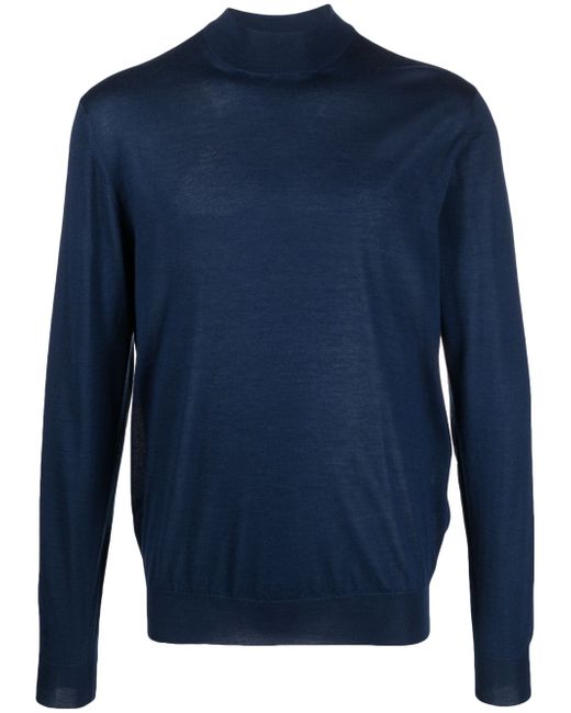 Fedeli mock-neck cashmere-silk sweatshirt