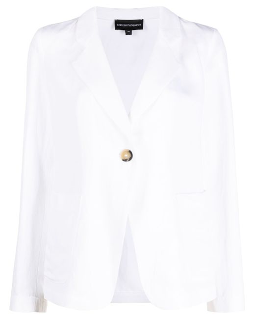 Emporio Armani cut-out detail blazer