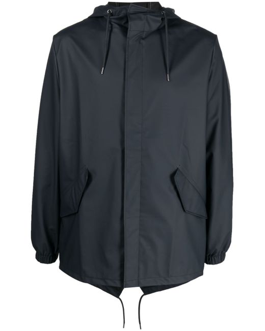 Rains drawstring-waist parka jacket