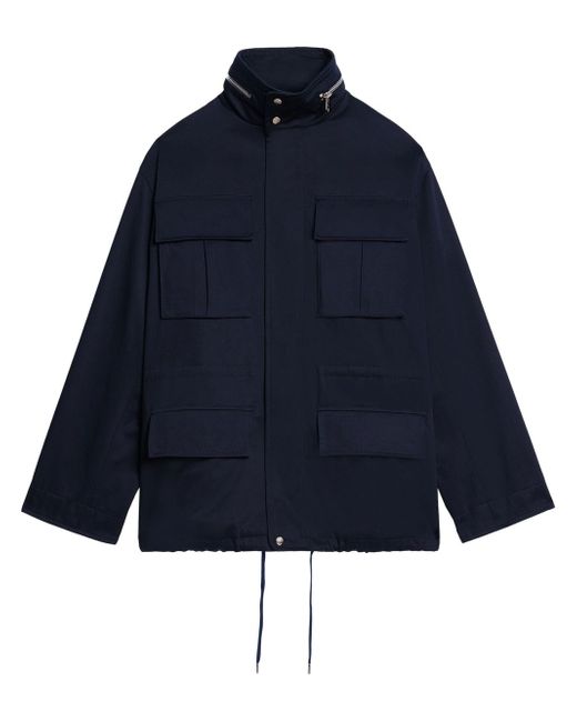AMI Alexandre Mattiussi zip-up pocket-detail jacket