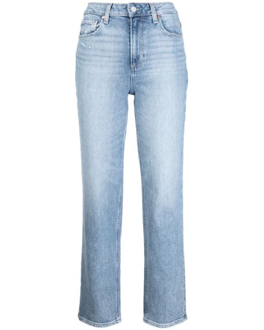 Paige straight-leg cropped jeans