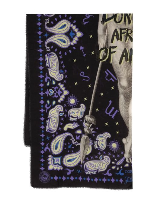 Faliero Sarti all-over graphic-print scarf