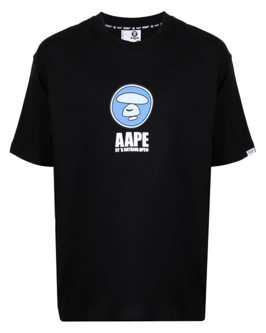 Aape By *A Bathing Ape® graphic-print crew-neck T-shirt