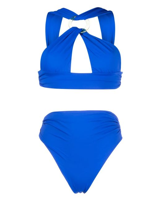 Attico twist-detailing bikini set