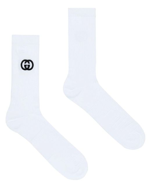 Gucci Interlocking-G cotton ankle socks