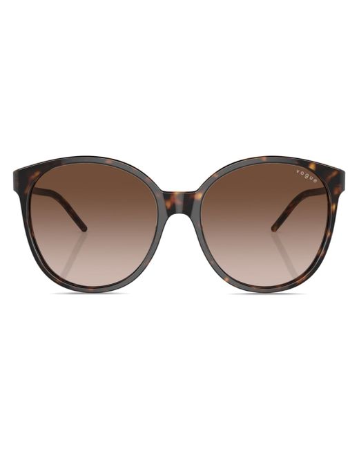 VOGUE Eyewear oversize-frame logo-print sunglasses