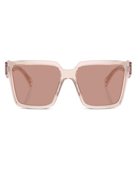 Prada tonal oversized-frame sunglasses
