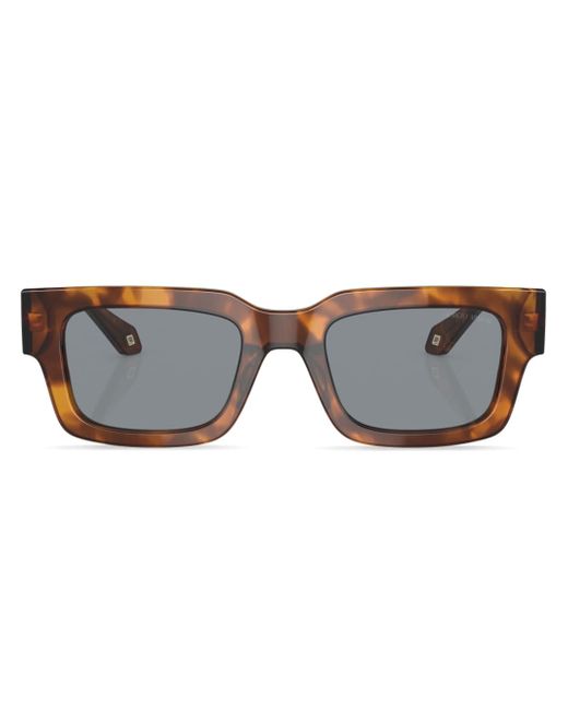 Giorgio Armani rectangle-frame tinted-lenses sunglasses