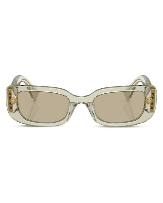 Miu Miu rectangle-frame tinted sunglasses