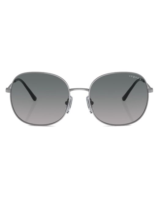 VOGUE Eyewear round-frame engraved-logo sunglasses