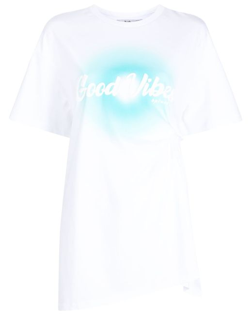 b+ab slogan-print cotton T-shirt