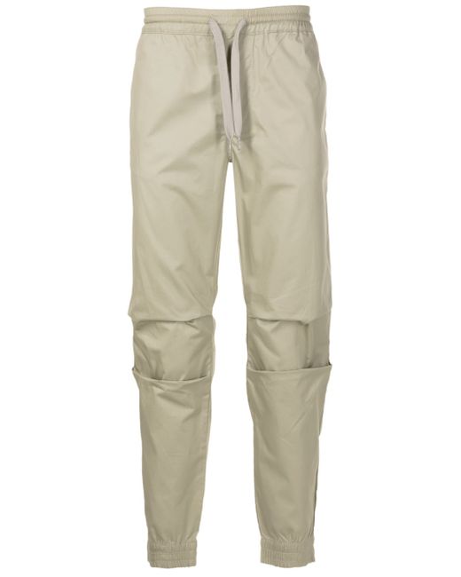Armani Exchange drawstring-waist straight-leg trousers