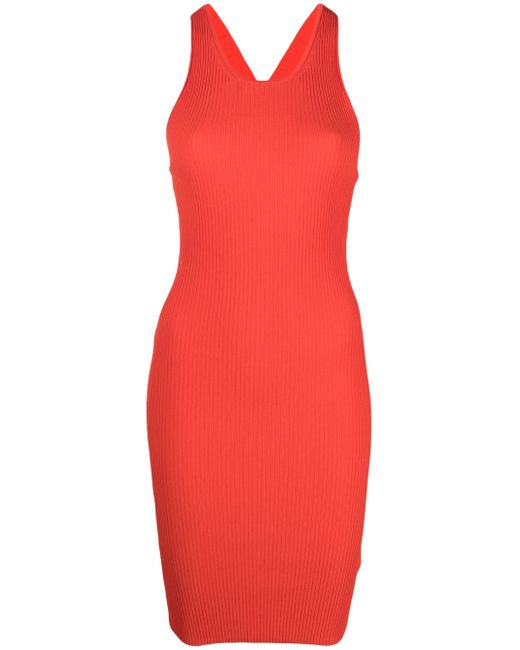 Iceberg cut-out ribbed-knit dress