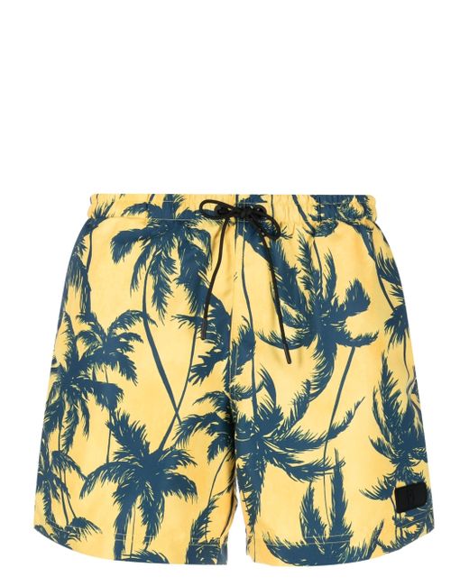 PT Torino palm tree-print drawstring swim shorts
