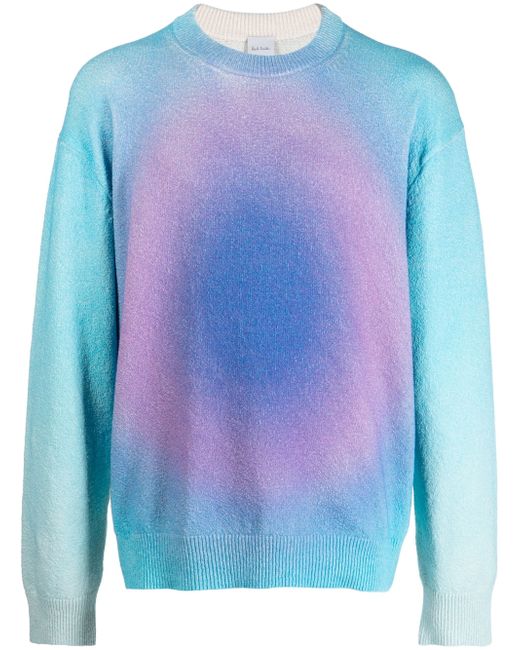 Paul Smith tie-dye-print long-sleeved cotton sweatshirt