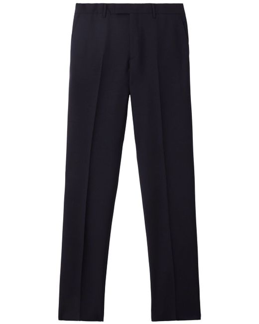 Burberry pressed crease tailored trousers
