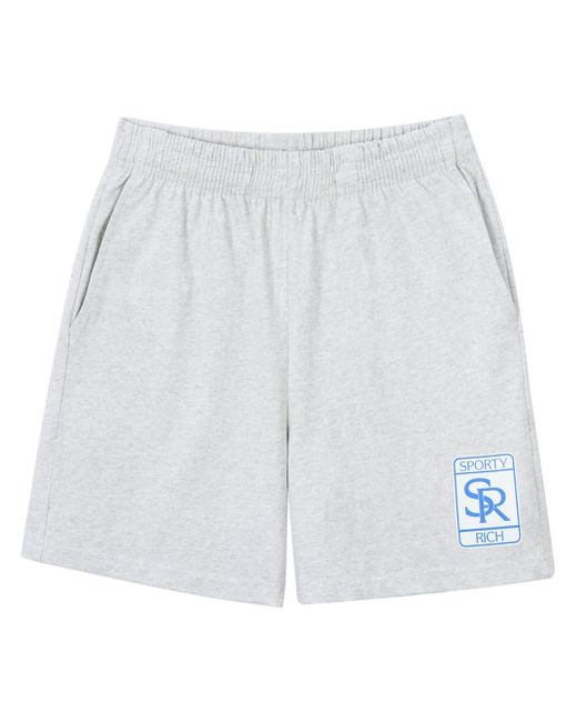 Sporty & Rich Luxe logo-print shorts