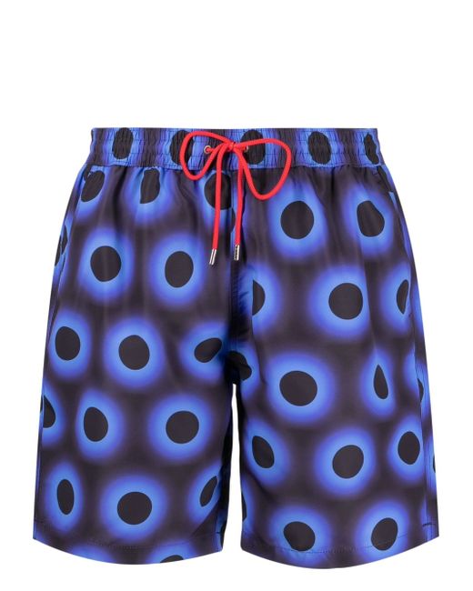 Paul Smith graphic-print drawstring swim shorts