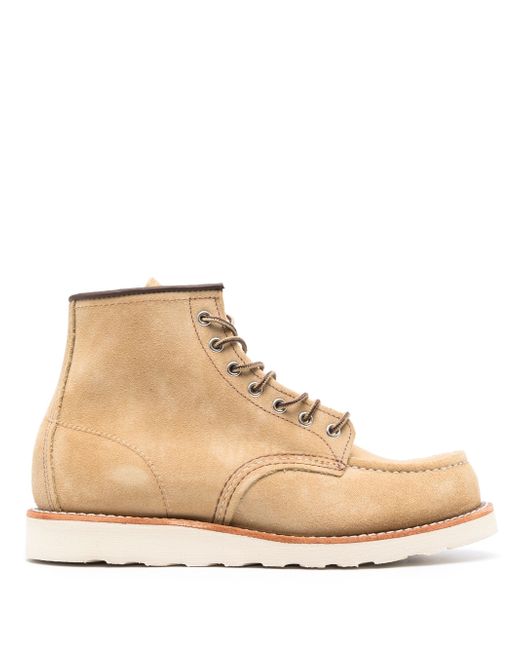 Red Wing round-toe suede ankle boots