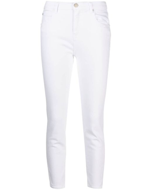 Pinko mid-rise cropped jeans