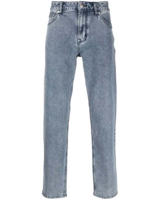 Sun 68 Texa low-rise slim-cut jeans