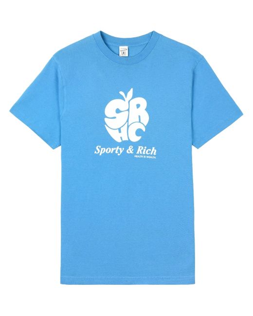 Sporty & Rich Apple cotton T-Shirt