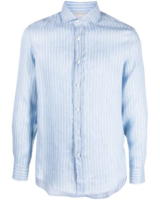 Brunello Cucinelli striped button-up shirt
