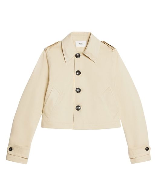 AMI Alexandre Mattiussi buttoned cotton jacket