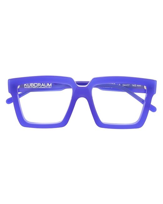 Kuboraum square-frame optical glasses