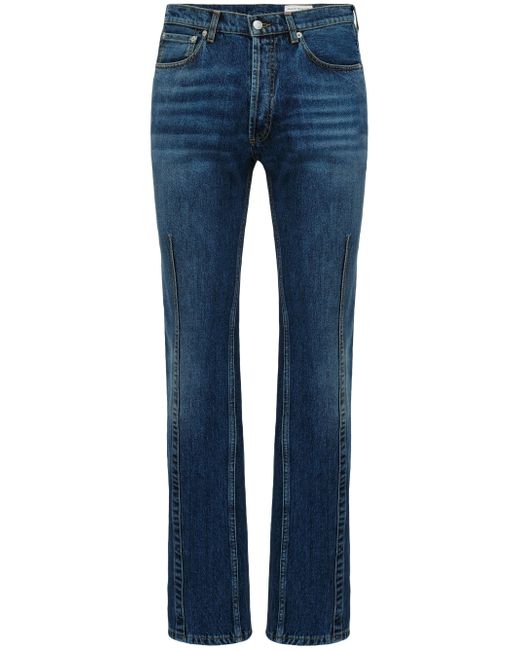 Alexander McQueen dart-detail straight-leg jeans