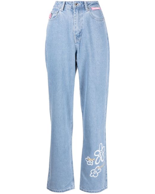 Aape By *A Bathing Ape® floral-print straight-leg jeans