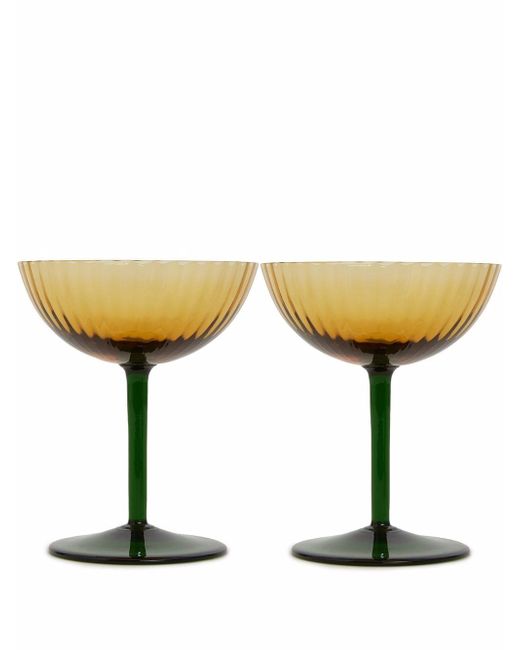 La Double J. Champagne Coupe glasses set of two