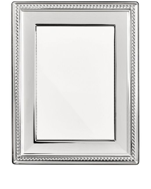 Christofle Perles 13cm x18cm plated picture frame