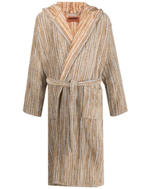 Missoni Home all-over pattern print robe