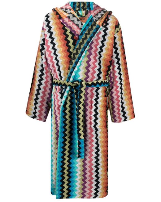 Missoni Home zig-zag print pattern robe