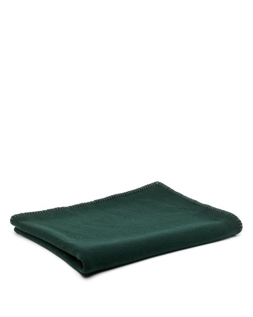 Lisa Yang stitched-edge cashmere blanket