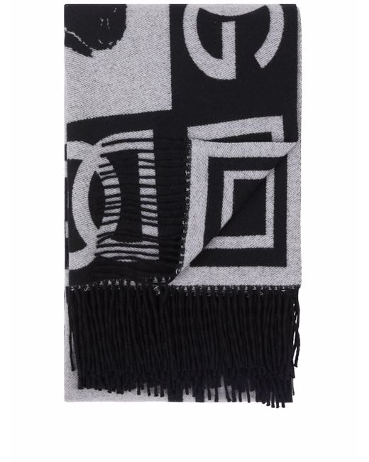 Dolce & Gabbana zebra-jacquard cashmere blanket