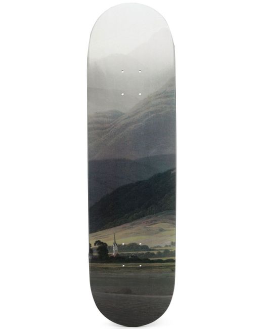 Paccbet David Friedrich-print skateboard deck