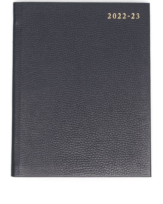 Aspinal of London 2022-23 mid-year leather diary