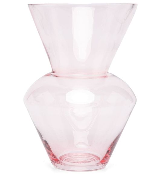 Polspotten x Browns Neck glass vase 35cm