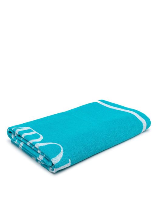 Emporio Armani logo-print towel