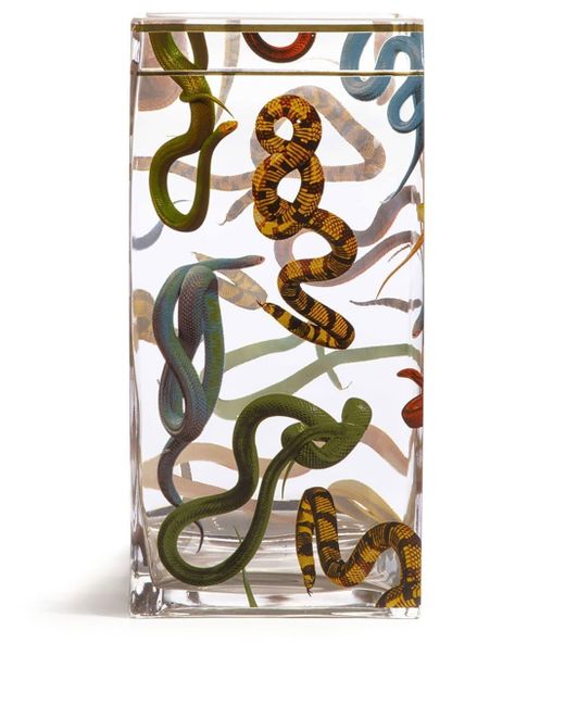 Seletti Snakes large glass vase