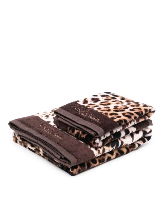 Roberto Cavalli Home Animalier guest and hand towel set