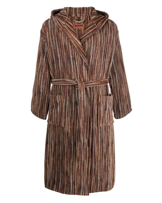 Missoni Home Billy patterned towelling robe