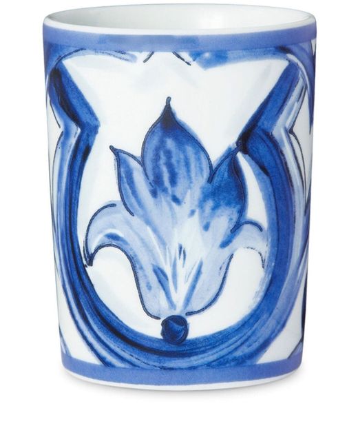 Dolce & Gabbana Blu Mediterraneo porcelain water glass