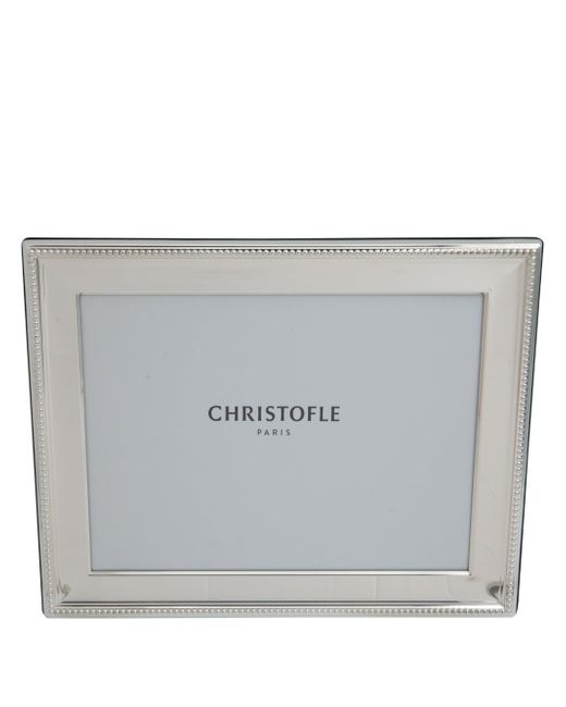 Christofle Perles plated picture frame 18x24cm