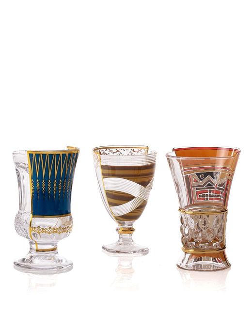 Seletti Pannotia cocktail glasses set of 3