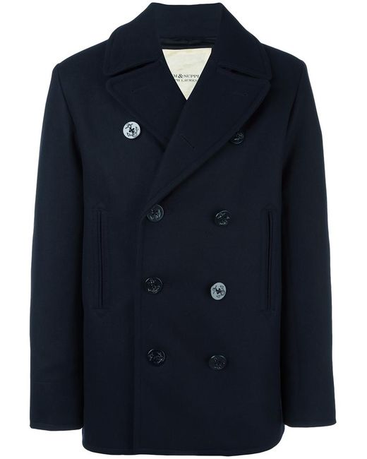 Ralph Lauren double-breasted short coat Medium Wool/Polyester/Acetate