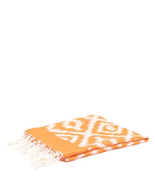 Mc2 Saint Barth geometric-print cotton beach towel