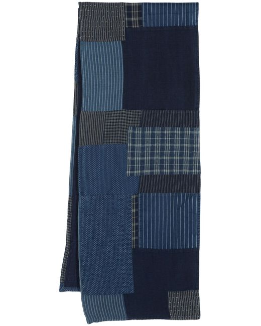 Ralph Lauren Rrl patchwork cotton-lined scarf